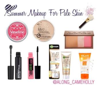 Holly's recommendations for pale skin beauty